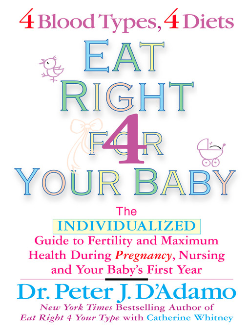 Upplýsingar um Eat Right For Your Baby eftir Dr. Peter J. D'Adamo - Biðlisti